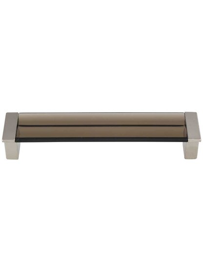 Positano Smoke Acrylic Cabinet Pull - 5 inch Center-to-Center.